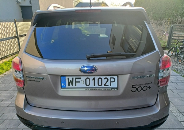 Subaru Forester cena 50900 przebieg: 148000, rok produkcji 2015 z Warszawa małe 172
